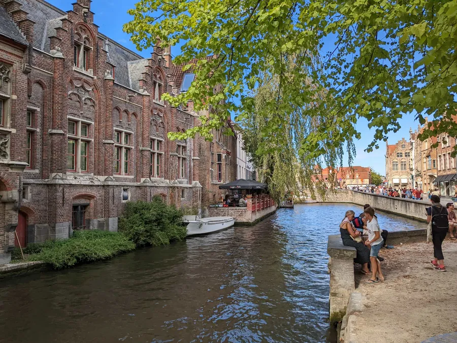 The Dijver canal in Bruges