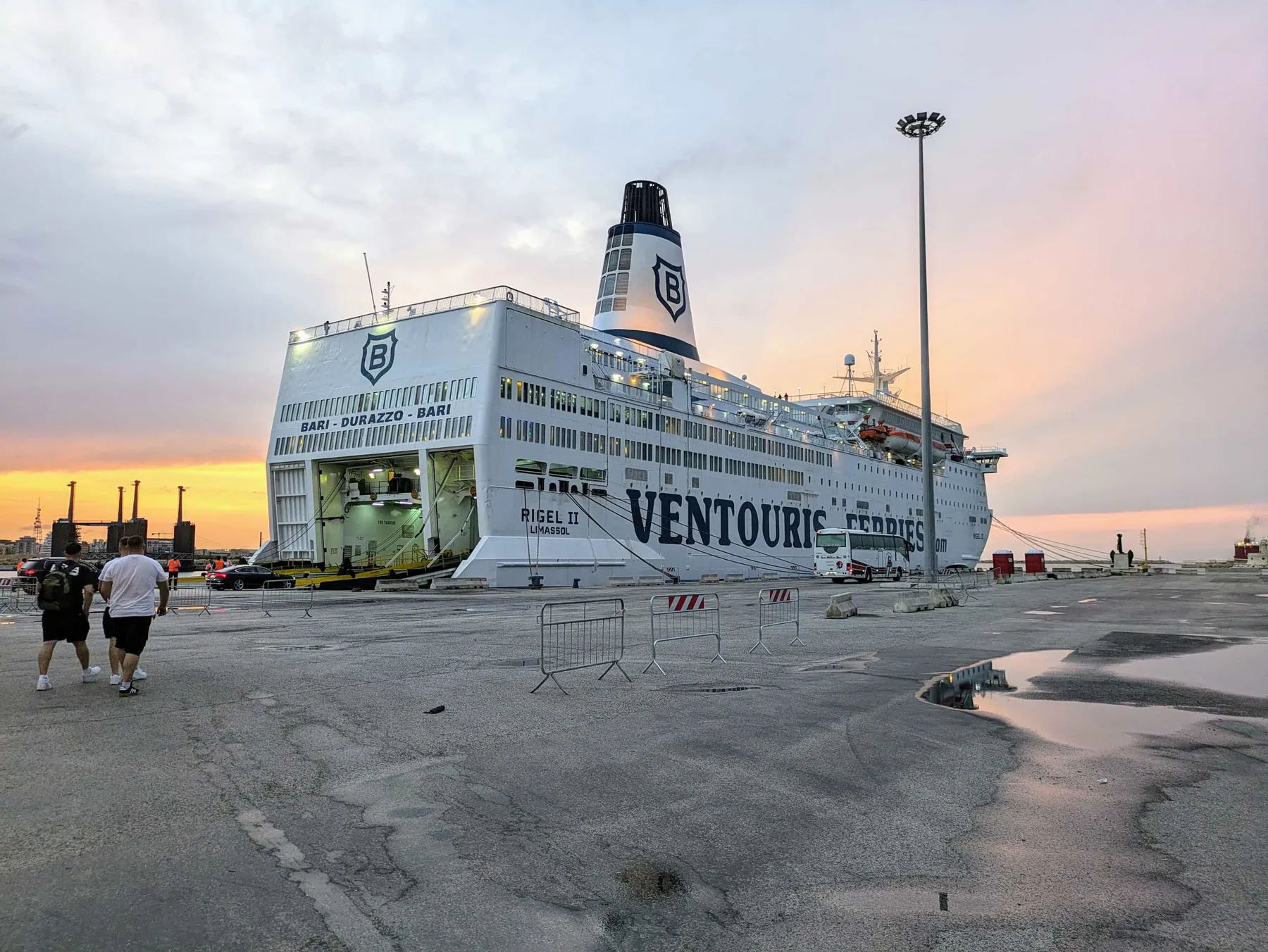 Ventoruis ferry open for boarding